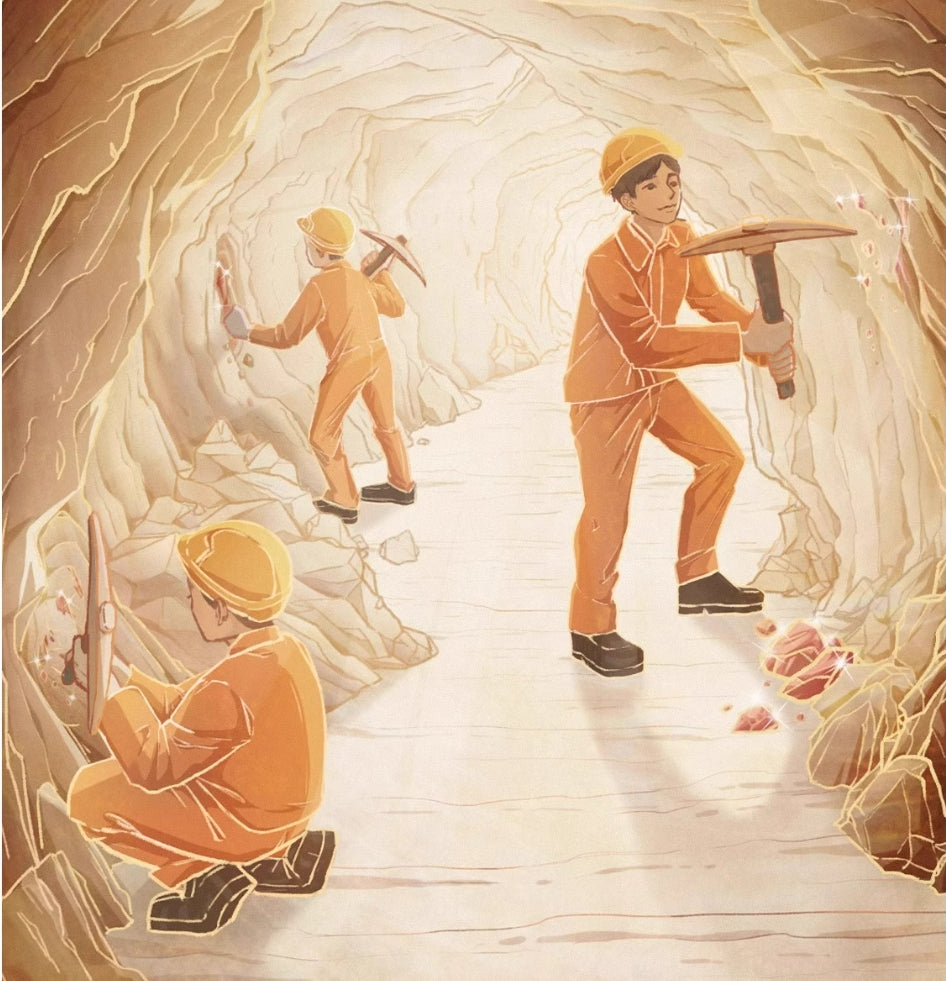 Natural mineral cinnabar safe talisman